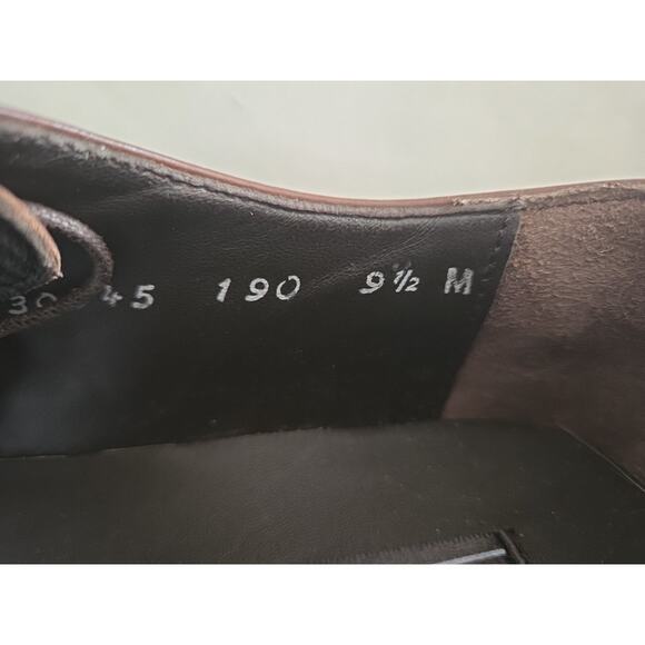 Brentano Spectator Leather Matte Brown / White Two-Tone Wingtip Tuxedo Shoes9.5 main image 8